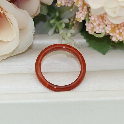 Natural Narrow ring ring classic ring couple wedding ring fashion jewelry natural stone real jewelry