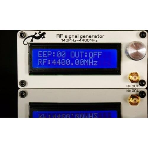 New 140MHZ-4400MHZ RF signal generator, signal source Built-in lithium battery with case