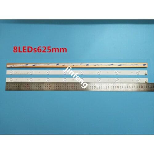 New kit 20set=60 PCS 8LED 625mm LED backlight strip Replacement for TOSHIBA 32L2333DG SVT320AE9 REV1.0 121012 LSC320HN03-T01