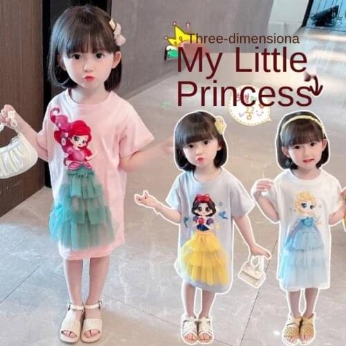 Girls Dress Summer New Products Baby Kids Clothes Princess Dress Snow Queen Cosplay Costume Party Birthday Childrens Costume