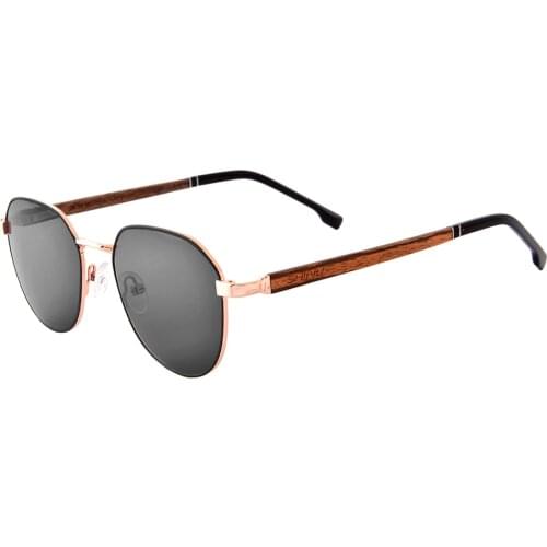 UOOUOO Resin polarized sunglasses wood fashion eyewear wooden sunglasses cat 3 uv400 myopia glasses with wooden box sun glasses
