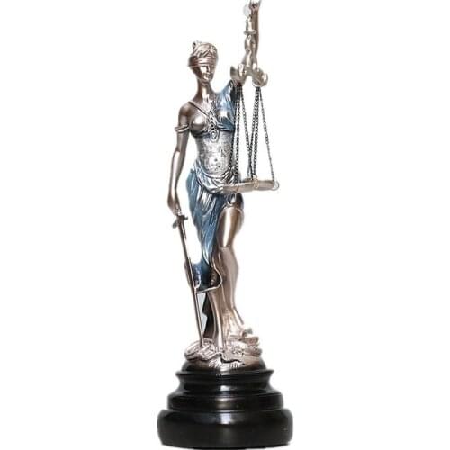 GREEK JUSTICE GODDESS STATUE/FAIR ANGELS RESIN SCULPTURE,PEOPLE ORNAMENTS,VINTAGE HOME DECORATION ACCESSORIES,OFFICE CRAFTS R289