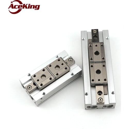 Thin air claw AceKing mhf2-8d 12D 16D 20D D1 D2 DR slide table parallel finger cylinder guide rail slide claw cylinder