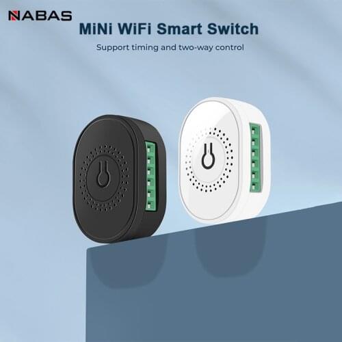 NABAS WiFi Smart Switch Universal Breaker Timer Smart Life APP Wireless Remote Control Works with Alexa Google Home
