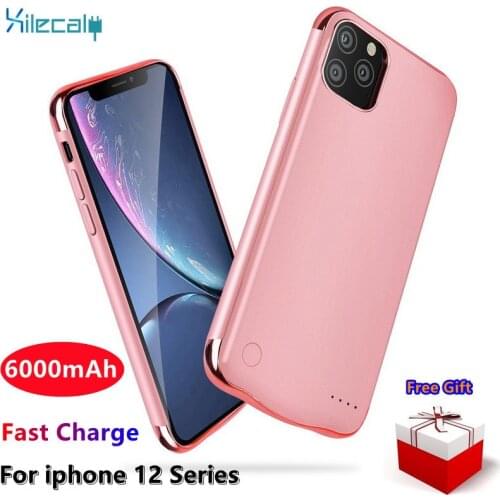 Xileclaly Power Bank For iPhone 12 Pro Max Case Battery Charger Case For iPhone 12 Mini 12 Battery Externel Charging Cover