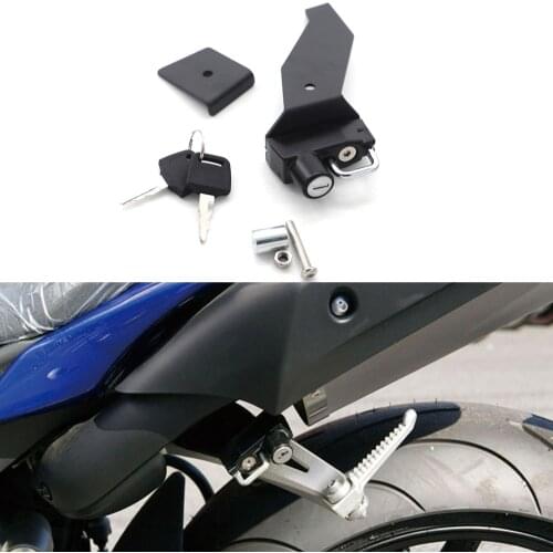 Motorcycle Helmet Lock Anti-Theft For Yamaha YZF-R1 2009-2014