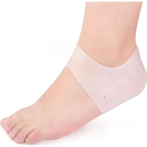 1 pair Silicone Heel Socks White Color 467931979