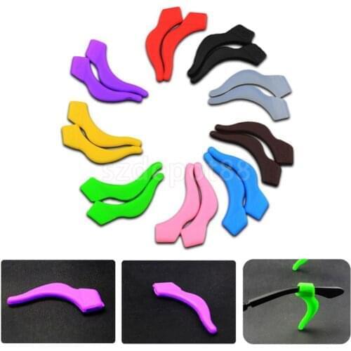 10 Pairs Eye Glasses Sunglasses Temple Tip Eyeglasses Retainer Eyewear Ear Lock Anti SlipSilicone Ear Hooks Grip Holder Reading