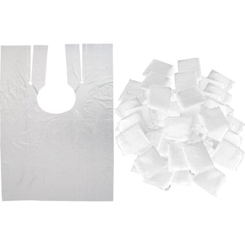 100pcs Hairdressing Shawl, Hairdressing Apron, Disposable Haircut Cape