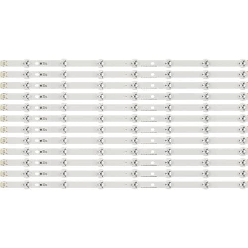 12PCS/set LED Backlight Bar Strip for Panasonic TX-55CX400B 55" TV 550DLED_SLIM_REV01_20141224 30090076