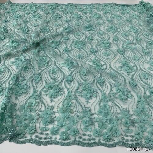 MIQIER High Quality African Nigerian Tulle Lace Fabric Swiss Voile Lace Wedding 2.5Yards Lace Fabric Dress 100% Cotton Fabric