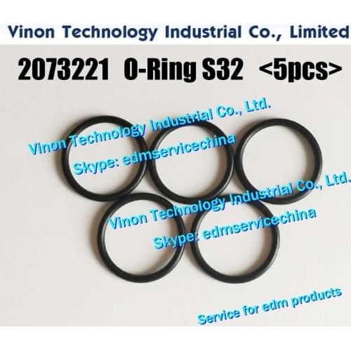 2073221 edm O-Ring Sealer S32 (price is for 5pcs/bag), sealing ring for S odick wire edm machine 43301J, S32, S32-1A