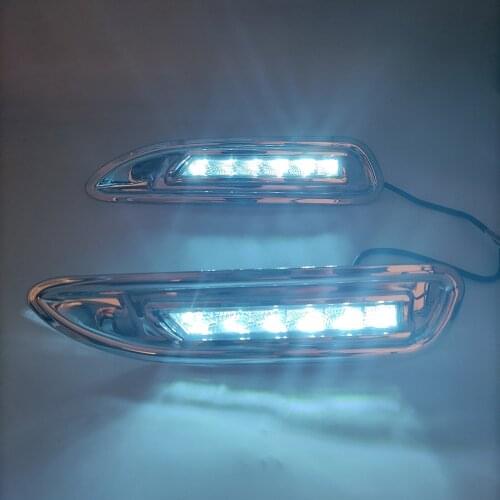 Car Flashing 1 Set LED DRL Daytime Running Light Daylight Waterproof Signal lamp free shipping for Mazda 6 Mazda6 2008 2009 2010