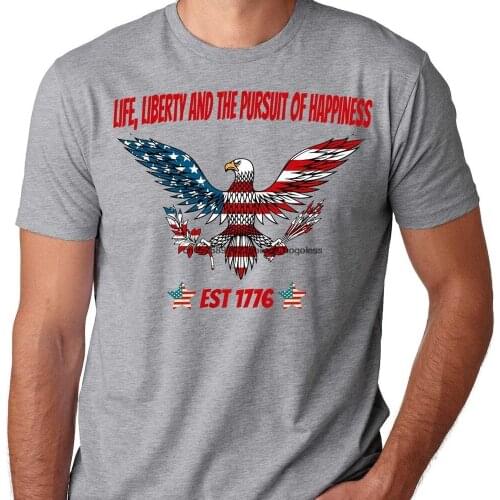 4th of July T shirt Liberty Tee American Eage T Shirt USA Patriotic T shirt Independence Day Tee Shirt