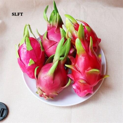 Home dining room hall hotel supermarket Shop Store decoration display props Artificial Simulation fake Pitaya dragon fruit model