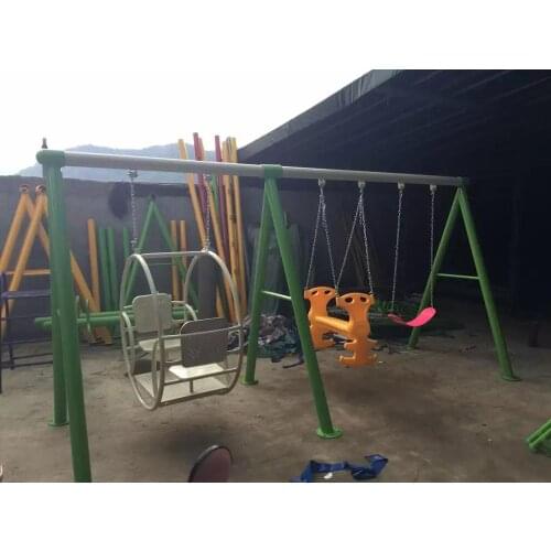 Outdoor baby swing chair playground childrens plastic slide garden toys seat kids monkey bars set children child swing nest Q55