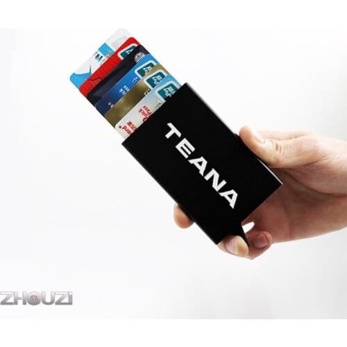 Credit Card Holder Slim Rfid Wallet Case Porte Carte ID Cardholder For Nissan Teana J31 J32 J33 J34 1 2 3 Accessories