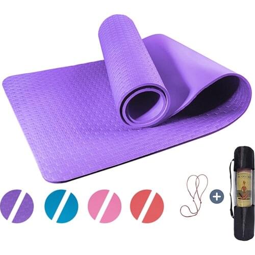 Non-slip Gymnastics Mats Pilates Yoga Mats Set For Women Exercise Mat Bulk Home Gym Fitness Travel Sports Mat Cushion With Bag