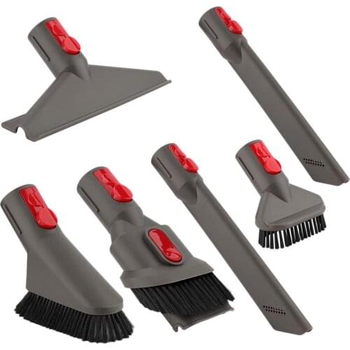 Tool Attachments Kit Compatible for Dyson V11 V10 V7 V8 Vacuum Cleaner with Hose Crevice Brush Mattress Tool 7 Piece Set