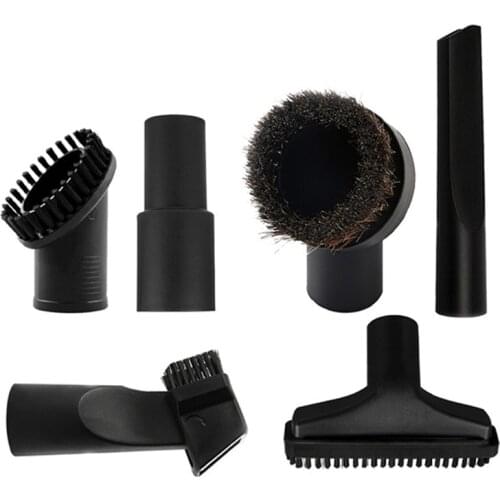 Cleaner Brush Head Suction Tips Nozzle Adapter Swivel Head Professional Attachment Kits Vacuum Cleaner Accessories 6Pcs