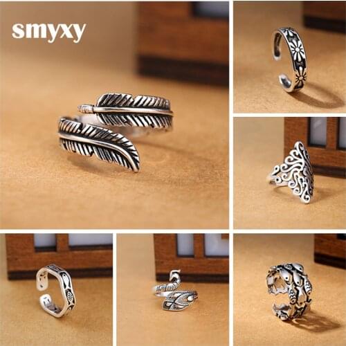 New POP Women Retro Ring High-quality Jewelry Female Personality Open Ring For Lover Best Gift