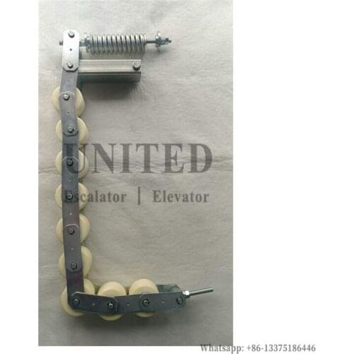 UNITED Escalator Handrail Pressure Belt Chain Tension Chain 9 White Nylon Rollers