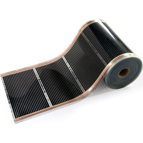 220V 50cm Width Healthy Floor Heating Infrared Underfloor Heating Carbon Film Heater Electric Carbon Crystal Fiber Heating Film