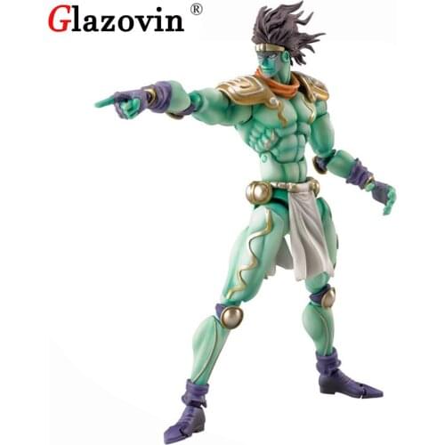 Glazovin Original Medicos Super Action Statue JoJos Bizarre Adventure Stardust Crusaders Star Platinum PVC Movable Figures