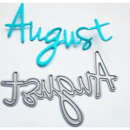 Cutting-dies toy August metal printing craft paper relief DIY embossed Easter New Year Valentines Day