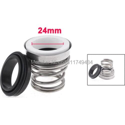 Coil Spring Load 24mm Diameter Water Pumps Mechanical Shaft Seal 2pcs