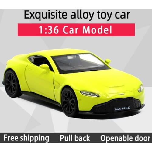 RMZ CITY 1:36 Martin Vantage Sports Car Alloy Diecast Car Model Toy With Pull Back For Children Gifts Toy Collection