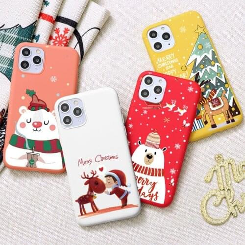 Merry Christmas Cover For Samsung Galaxy S20 FE S10 S9 Plus A10 A11 A20 A20E A30 A40 A50 A70 M11 A31 A41 A51 A71 A21S TPU Case