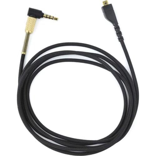 OFC 8Pin To Aux Replacement Braided Cable Extension Cord for SteelSeries Arctis 3 5 7 9X Pro Wireless Gaming Headphones Headsets