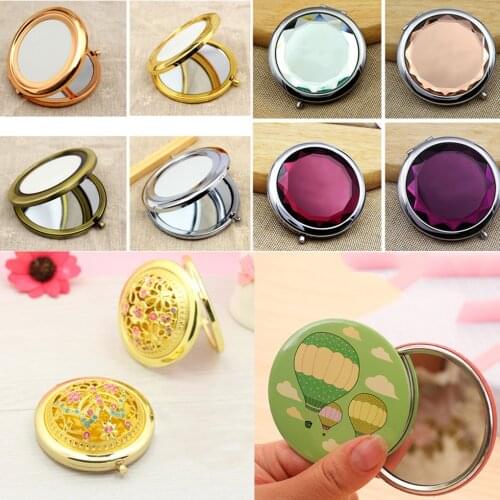 Brand New Women Mini Foldable Mirrors Portable Makeup Cosmetic Mirrors