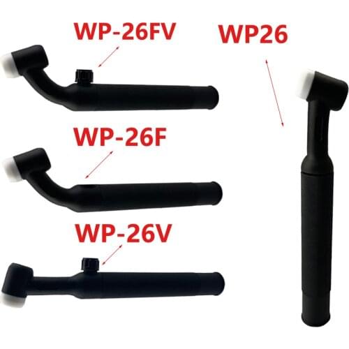 TIG Torch Body Argon Welding Torch Head WP26 Valve Flex Air Cooled Gas Tungsten Arc Welder GTAW A-200 Flex Torch