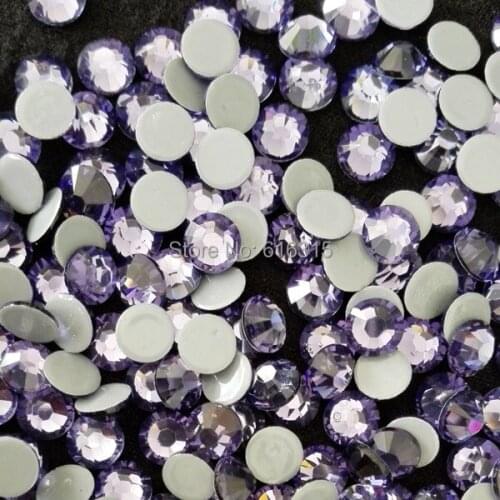 Top A ss20 Violet hot fix loose rhinestone 1440pcs per bag,rhinestone embelishment for wedding