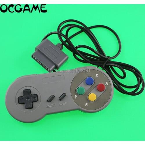 10PCS By DHL Replacement Controller Gamepad For Nintendo Super SNES NES System Controller Joystick