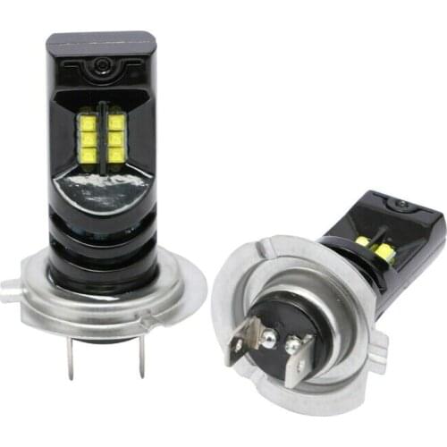 2pcs 6000K 55W high power Waterproof White H7 LED Bulb Canbus Car Headlight Fog Light Lamp