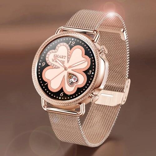 2021 Fashion Smart Watch Women Physiological Heart Rate Blood Pressure Monitoring For Android IOS Waterproof Ladies Smartwatch