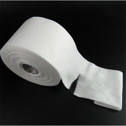 3 Rolls/Pack High-grade White Disposable Face Towel Cotton Facial Tissue Beauty Towel Break Point Non-Woven Fabric Roll Towels