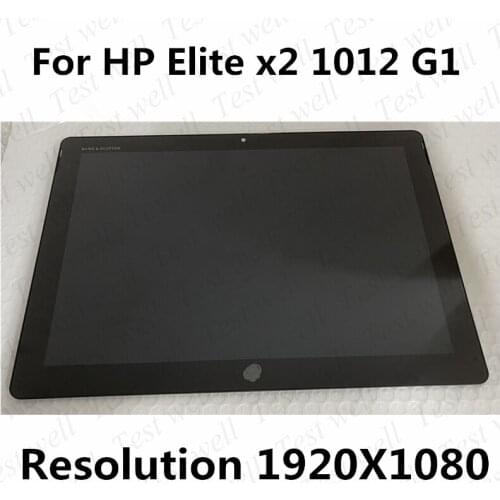 844861-001 12.3 inch FHD 1920x1080 For HP Elite x2 1012 G1 LCD LED Touch Screen Digitizer Replacement Assembly With Board