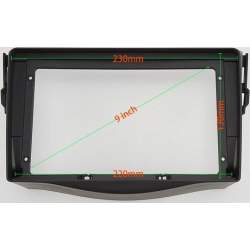 9 INCH Car Audio Frame GPS Navigation Fascia Panel Car dvd Plastic Frame Fascia is suitable for 2006-2012 TOYOTA RAV4
