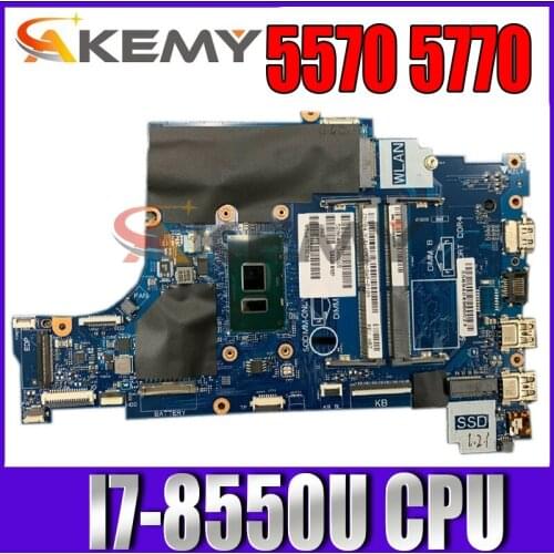 Akemy For Dell Inspiron 5570 5770 Motherboard I7-8550U 0V5DDM V5DDM CN-0V5DDM CAL60 LA-F114P 100% Tested