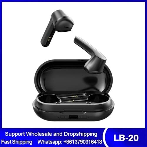 LB-20 TWS Wireless Headphones Bluetooth 5.0 Headset With Microphone Smart Touch Stereo Music Headset Earbuds For IPhone Android