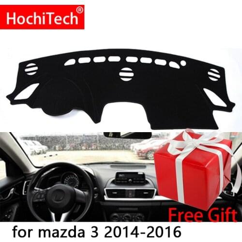 For mazda 3 mazda3 M3 2014 2015 2016 2017 Right Left Hand Drive Car Dashboard Covers Mat Shade Cushion Pad Carpets Accessories