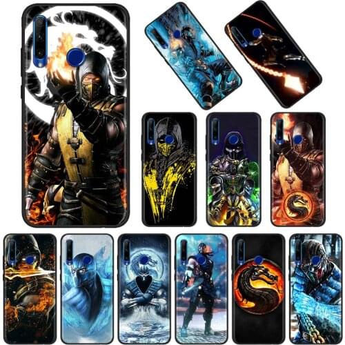 Mortal Kombat Phone Case For Honor 30 20 10 Lite Pro Plus Youth 20e 20S 30i Black Shell Silicon Cover