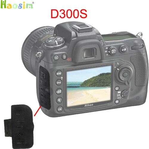 For Nikon D300S Export data cover Back cover Rubber DSLR Camera Replacement Unit Repair Part