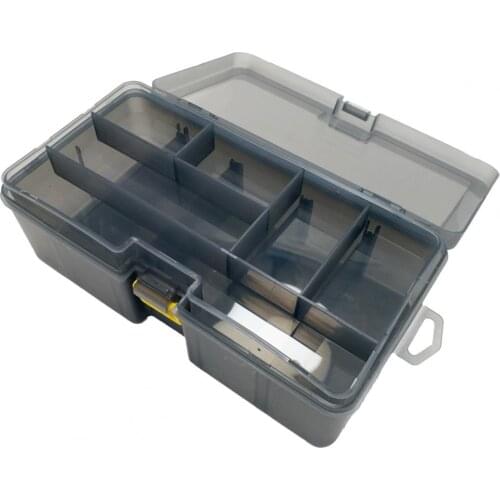Double Layer Fishing Accessories Box Lure Box Layer Thick PP Bait Accessories Tool Box for Fishing Fishing Tools