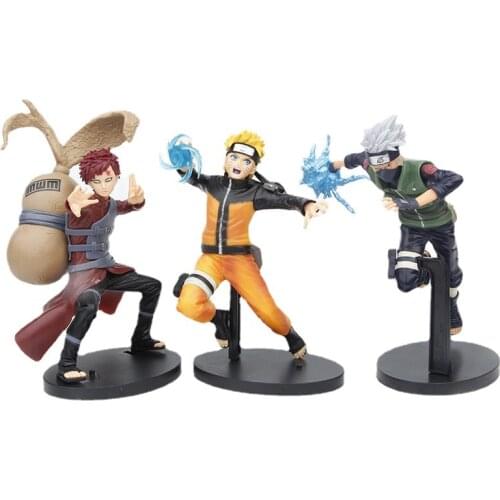 New Naruto Anime Figure Namikaze Minato Action Gaara Kakashi Figurine Collection Decoration PVC Model Toys Gifts Doll