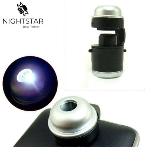 Mini Handheld 30x Pocket Microscope Magnifer Loupe Magnification Pocket Microscope Jewelry Magnifier